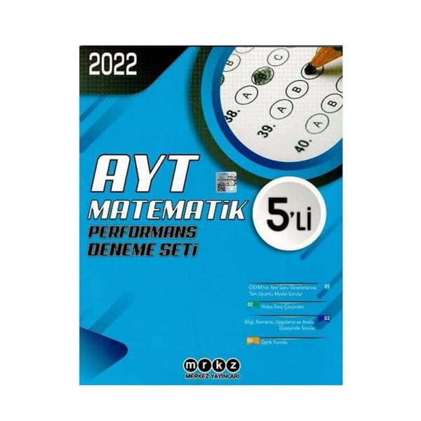 Merkez Yayınları AYT Matematik 5 li Performans Deneme Seti