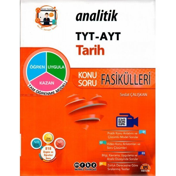 Merkez Yayınları TYT AYT Tarih Analitik Konu Soru Fasikülleri