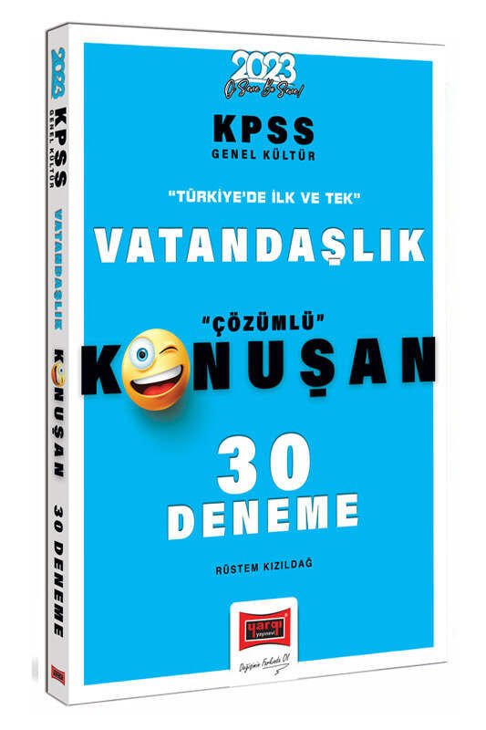 Yargı Yayınları 2023 KPSS Genel Kültür Konuşan Vatandaşlık 30 Deneme