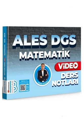 Benim Hocam Yayınları 2024 ALES DGS Matematik Video Ders Notları (Deniz Atalay)