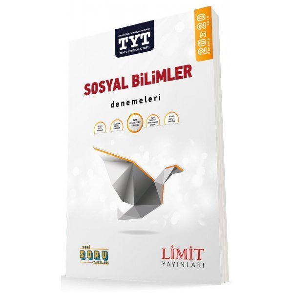 Limit Yayınları TYT Sosyal Bilimler 20 x 20 Denemeleri