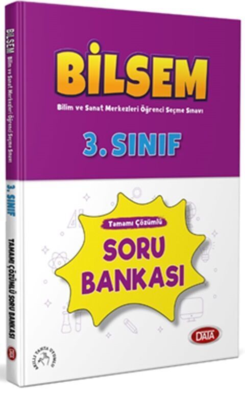 Data Yayınları 3. Sınıf Bilsem Tamamı Çözümlü Soru Bankası