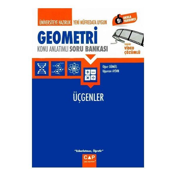 Çap Yayınları Üniversiteye Hazırlık Geometri Üçgenler Konu Anlatımlı Soru Bankası