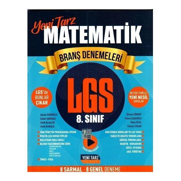 Yeni Tarz 8. Sınıf LGS Matematik Branş Denemeleri