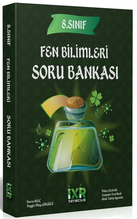 İsem Yayınları 8. Sınıf Fen Bilimleri İXİR Soru Bankası