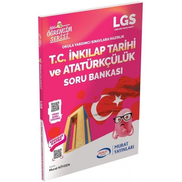 Murat Yayınları LGS T.C. İnkılap Tarihi ve Atatürkçülük Soru Bankası Öğrencim Serisi