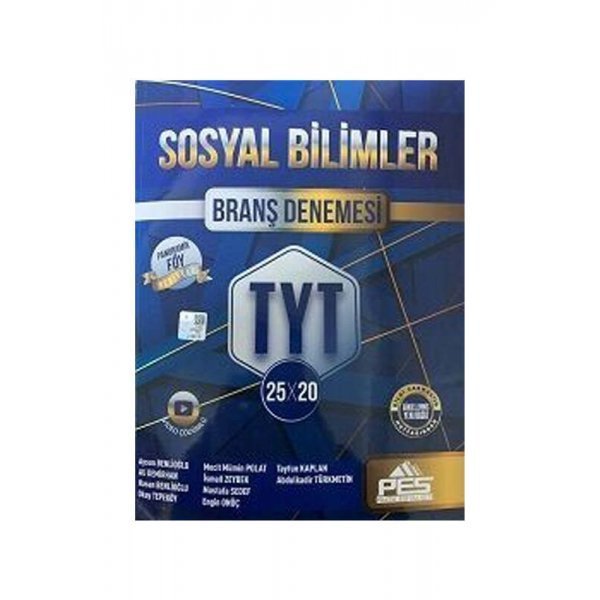 Pes Yayınları 2022 TYT Sosyal Bilimler Branş Denemesi