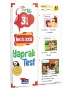 Açı Yayınları 3.Sınıf İngilizce Çek Kopart Yaprak Test