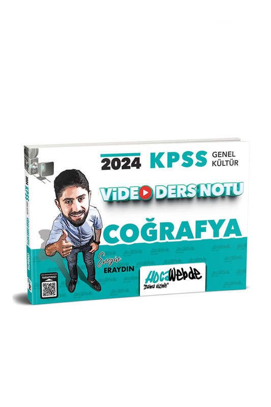 HocaWebde Yayınları 2024 KPSS Coğrafya Video Ders Notları