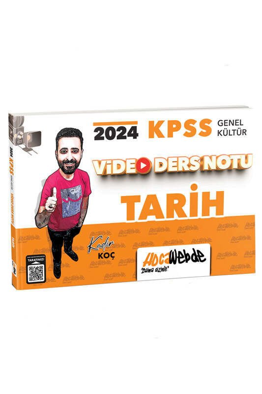 HocaWebde Yayınları 2024 KPSS Genel Kültür Tarih Video Ders Notu