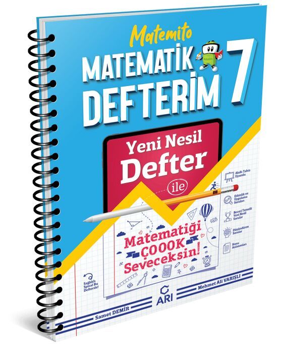 Arı Yayınları 7. Sınıf Akıllı Matematik Defteri Matemito