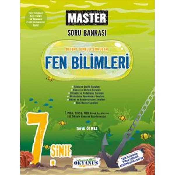 Okyanus Yayınları 7. Sınıf Fen Bilimleri Master Soru Bankası