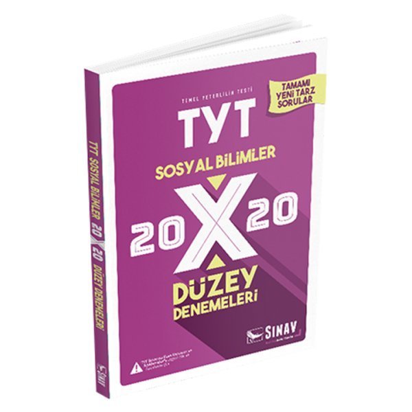 Sınav Yayınları TYT Sosyal Bilimler 20x20 Düzey Denemeleri