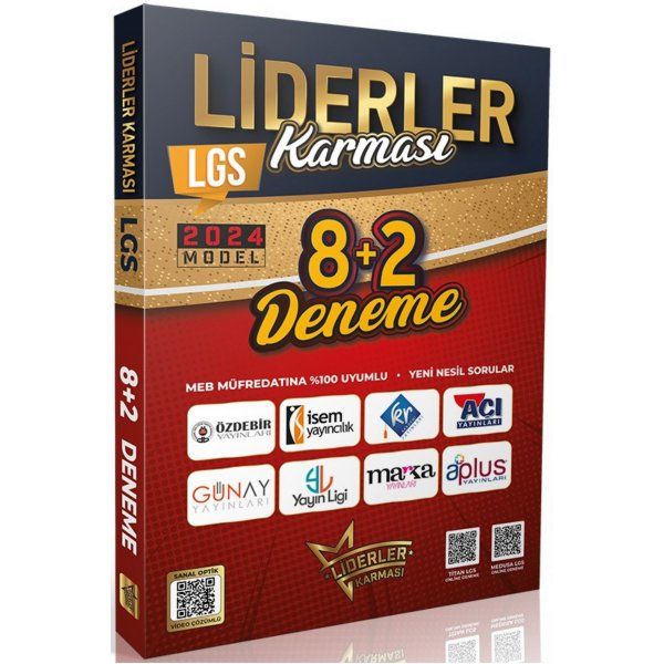 Liderler Karması 8. Sınıf LGS 8+2 Deneme Seti 2024 Model