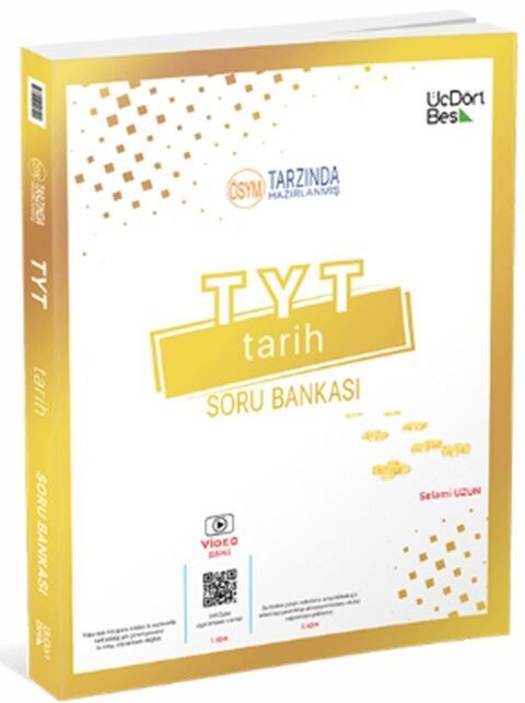 ÜçDörtBeş Yayınları TYT Tarih Soru Bankası