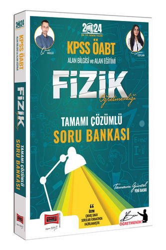 Yargı Yayınları 2024 KPSS ÖABT Fizik Öğretmenliği Tamamı Çözümlü Soru Bankası