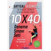 Tudem Yayınları 8. Sınıf Sayısal 10x40 Deneme Sınavı Seti