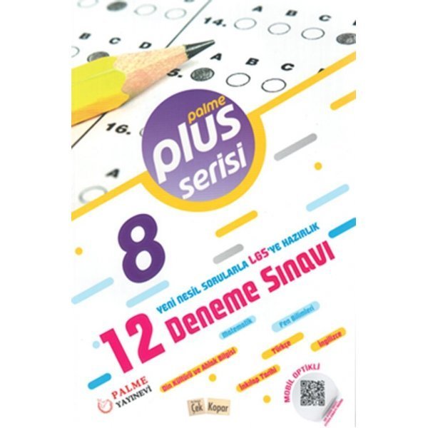 Palme Yayınları 8. Sınıf LGS 12 Deneme Sınavı