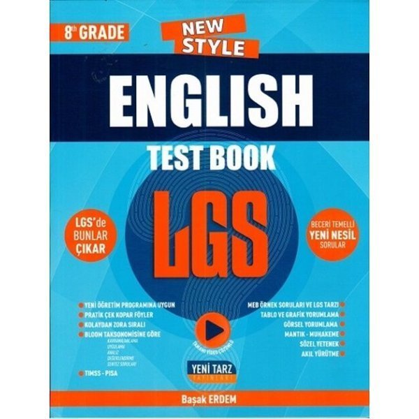 Yeni Tarz Yayınları 8. Sınıf LGS English Test Book