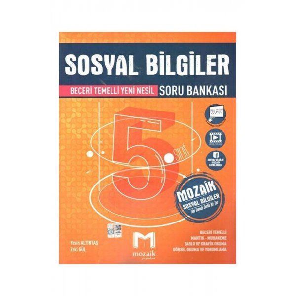 Mozaik Yayınları 5.Sınıf Sosyal Bilgiler Soru Bankası