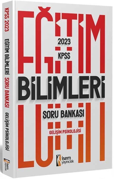 İsem Yayınları 2023 KPSS Eğitim Bilimleri Gelişim Psikolojisi Soru Bankası