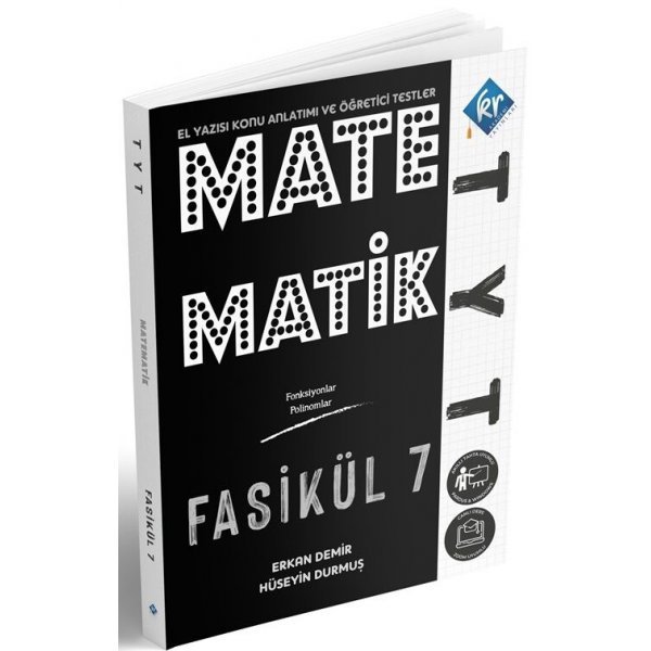 KR Akademi TYT Matematik El Yazısı Konu Anlatım 7. Fasikül