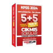 Yediiklim Yayınları 2024 KPSS GK-GY Ortaöğretim Ön Lisans Fasikül Fasikül Son 10 Sınav Çıkmış Sorular Tamamı Çözümlü