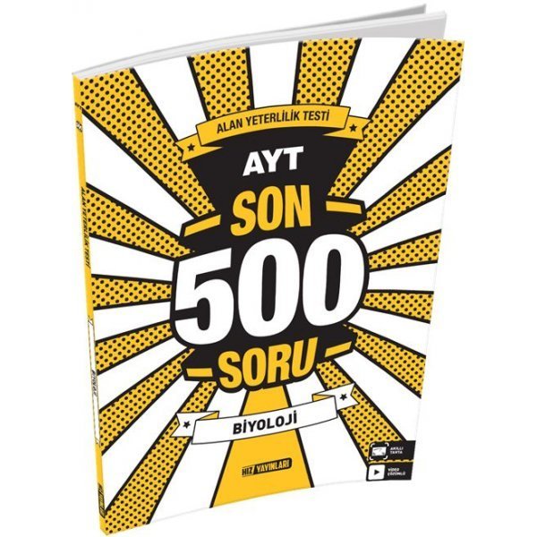 Hız Yayınları AYT Biyoloji Son 500 Soru