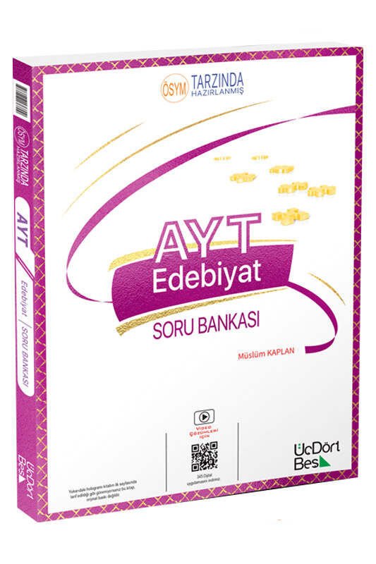 ÜçDörtBeş Yayınları AYT Edebiyat Soru Bankası