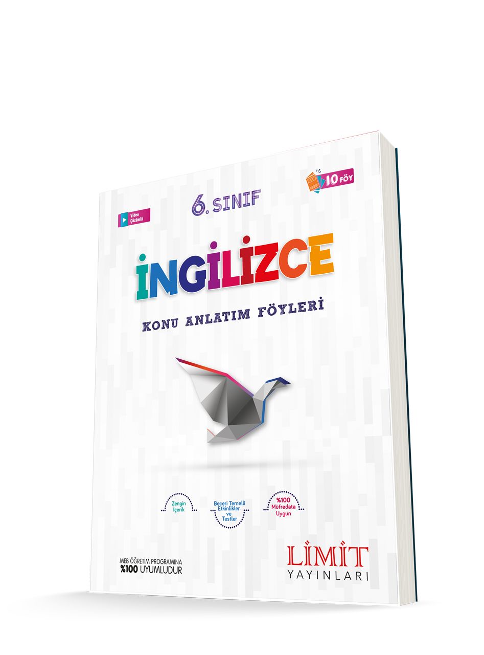 Limit Yayınları 6. Sınıf İngilizce Konu Anlatım Föyleri