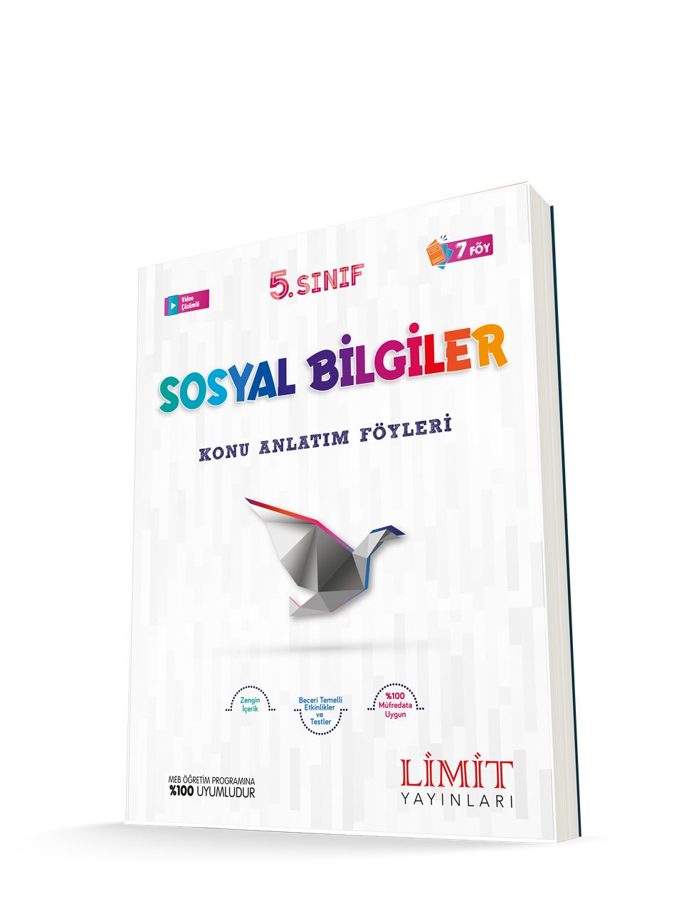 Limit Yayınları 5. Sınıf Sosyal Bilgiler Konu Anlatım Föyleri