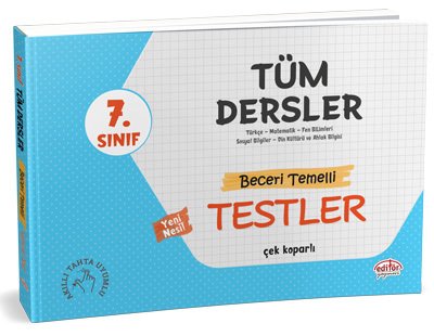 7. Sınıf Tüm Dersler Beceri Temelli Testler