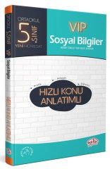 5. Sınıf VIP Sosyal Bilgiler Hızlı Konu Anlatımlı