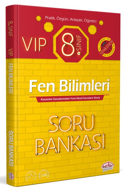 8. Sınıf VIP Fen Bilimleri Soru Bankası