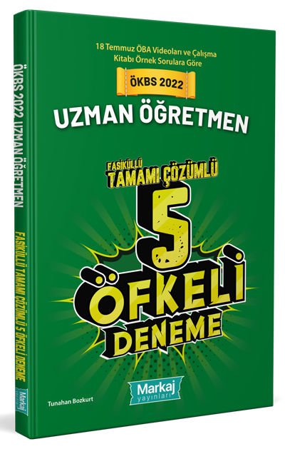 2022 Uzman Öğretmen Öfkeli Tamamı Çözümlü 5 Fasikül Deneme