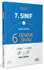 7. Sınıf 6 Deneme Sınavı Tamamı Çözümlü