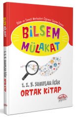 Bilsem Mülakat 1-2-3. Sınıf İçin Ortak Kitap