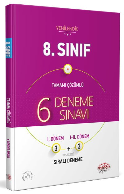 8. Sınıf 6 Deneme Sınavı Tamamı Çözümlü