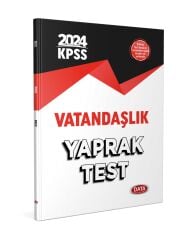 2024 KPSS Vatandaşlık yaprak test