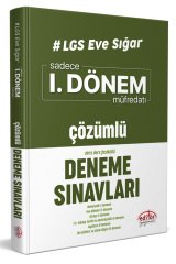 LGS I. Dönem Din Kültürü ve Ahlak Bilgisi Tamamı Çözümlü 10 Deneme Sınavı