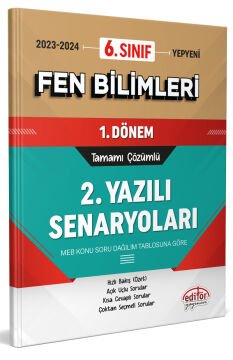 6. Sınıf Fen Bilimleri 1. Dönem Ortak Sınavı 2. Yazılı Senaryoları Tamamı Çözümlü