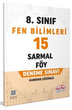 8. Sınıf Fen Bilimleri 15 Sarmal Föy Deneme Sınavı