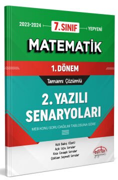 7. Sınıf Matematik 1. Dönem Ortak Sınavı 2. Yazılı Senaryoları Tamamı Çözümlü