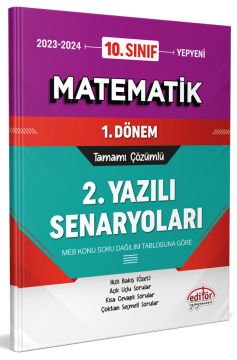 10. Sınıf Matematik 1. Dönem Ortak Sınavı 2. Yazılı Senaryoları Tamamı Çözümlü