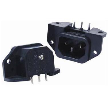 Power Soket Erkek 90C Pcb Tip Şase Montaj Kulaklı