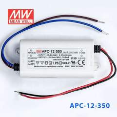 APC-12-350, 350mA 12W Sabit Akım LED Sürücü Meanwell