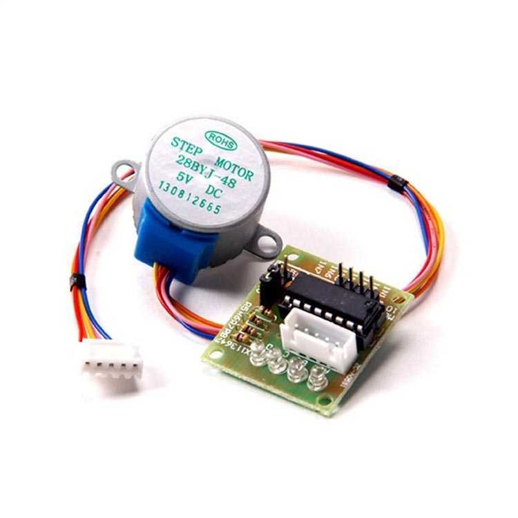 28 BYJ-48 Redüktörlü Step Motor, ULN2003A Step Motor Sürücü Kartı