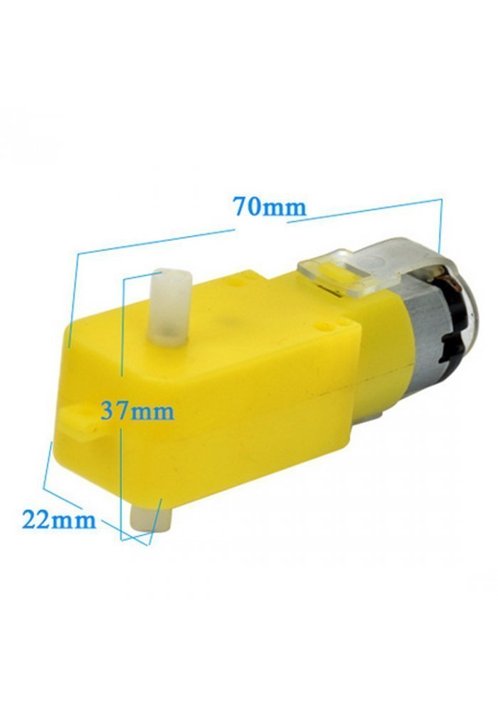 Tek Eksen Dişli Redüktör Motor DC 3V-6V
