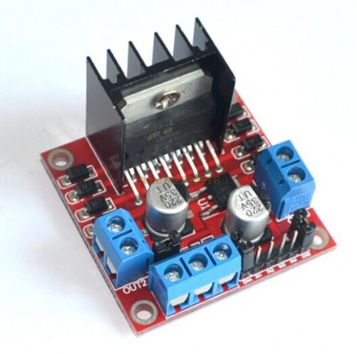 L298N Voltaj Regulatörlü Çift Motor Sürücü Kartı