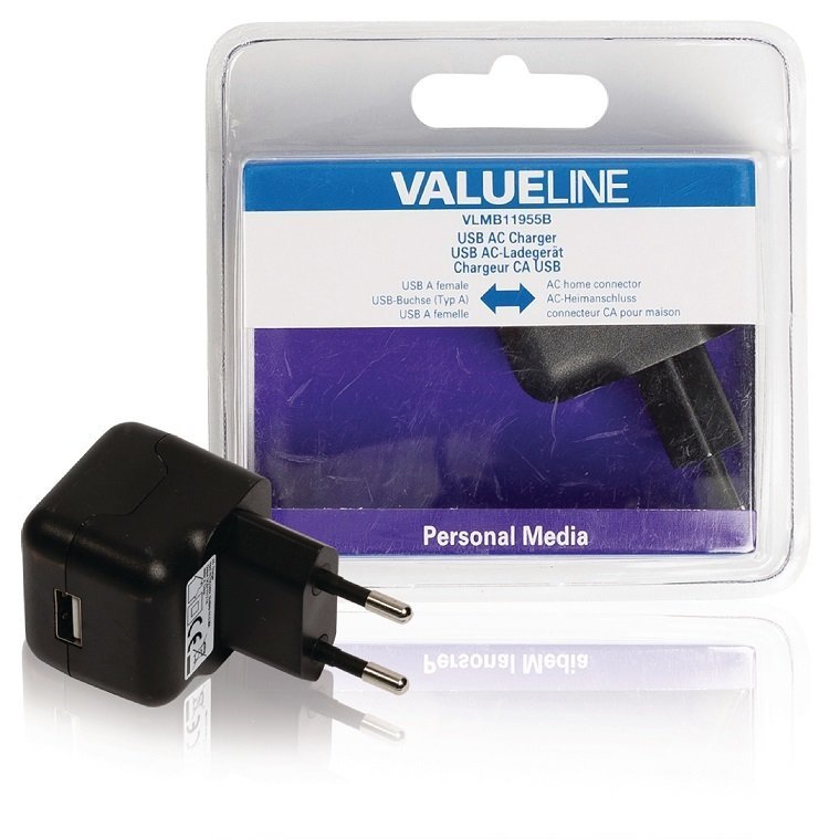 Valueline Vlmb11955b 2.1A Usb Şarj Adaptörü Siyah
